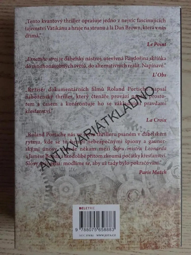 ERNETTIHO STROJ, ROLAND PORTICHE, **an