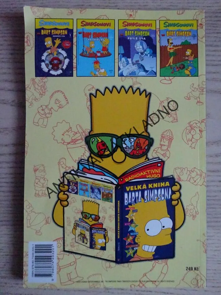 VELKÁ KNIHA BARTA SIMPSONA, SIMPSONOVI, **an