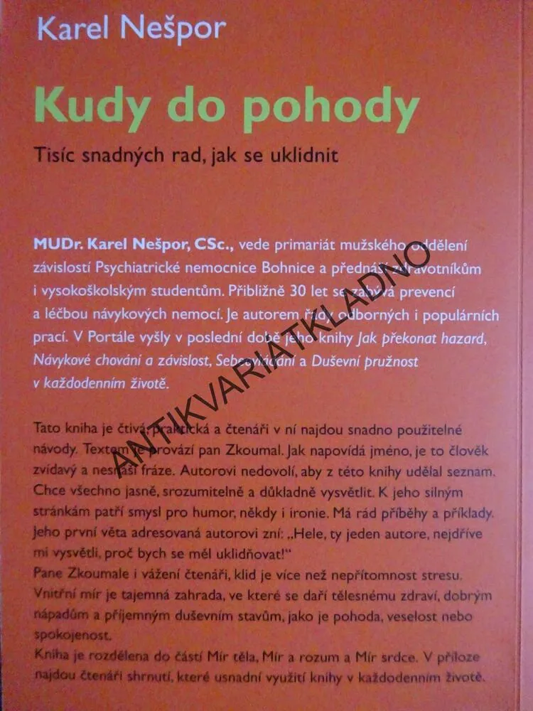 KUDY DO POHODY, KAREL NEŠPOR, **an