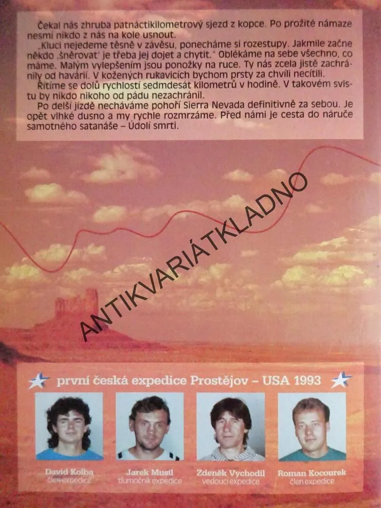 AMERIKA ZA PLOTEM, ZDENĚK VYCHODIL, **an