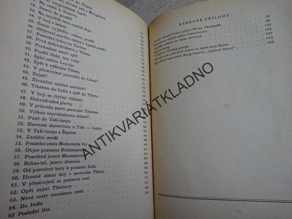 OBJEVITEL, SVEN HEDIN, **an