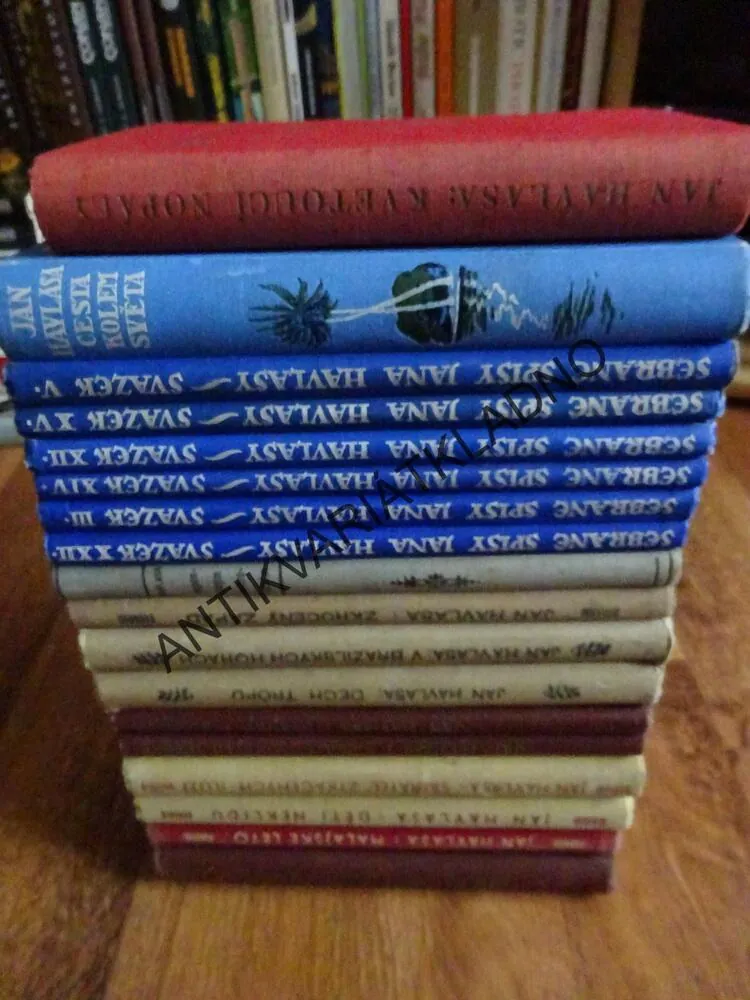 SMĚS CESTOPISY 18 KS KNIH- JAN HAVLASA, **an