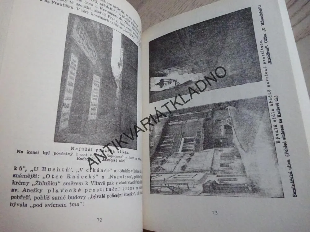 PRAŽSKÉ BAHNO, PROSTITUCE STARÉ PRAHY, KAREL LADISLAV KUKLA, **an