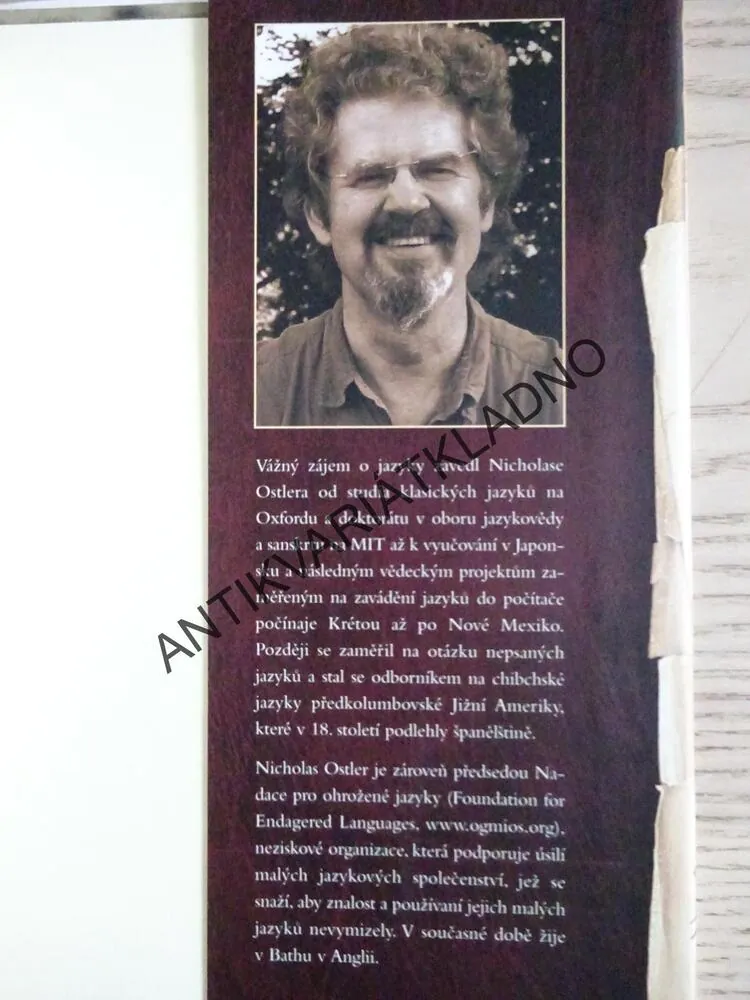 ŘÍŠE SLOVA, JAZYKOVÉ DĚJINY SVĚTA, NICHOLAS OSTLER, **an