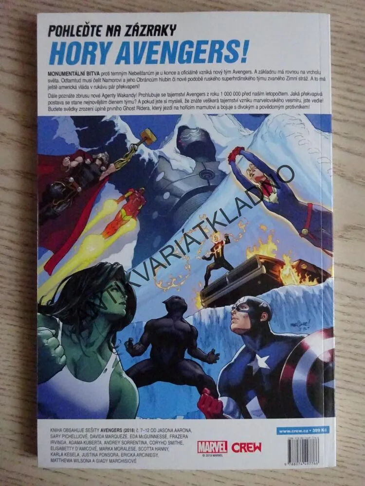 AVENGERS, SVĚTOVÉ TURNÉ, KOMIKS MARVEL, **an