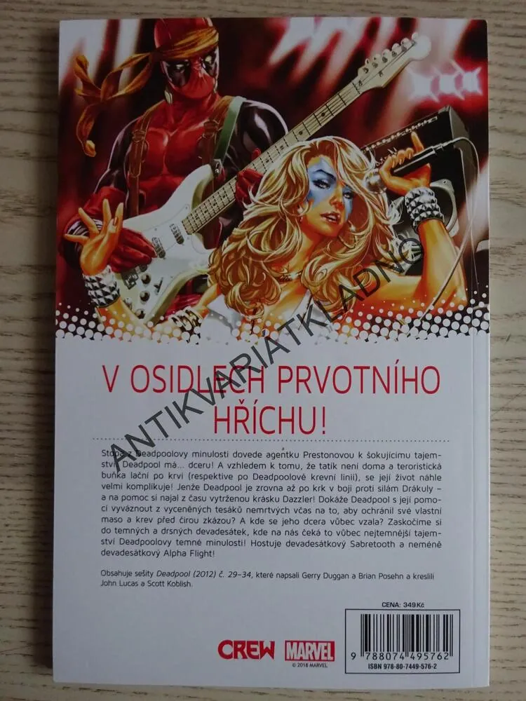 DEADPOOL, PRVOTNÍ HŘÍCH, KOMIKS MARVEL, **an