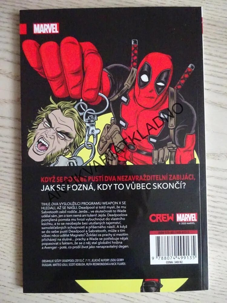 DEADPOOL VS. SABRETOOTH, KOMIKS MARVEL, **an