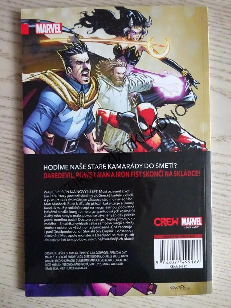 DEADPOOL, NĚCO TADY SMRDÍ, KOMIKS MARVEL, **an