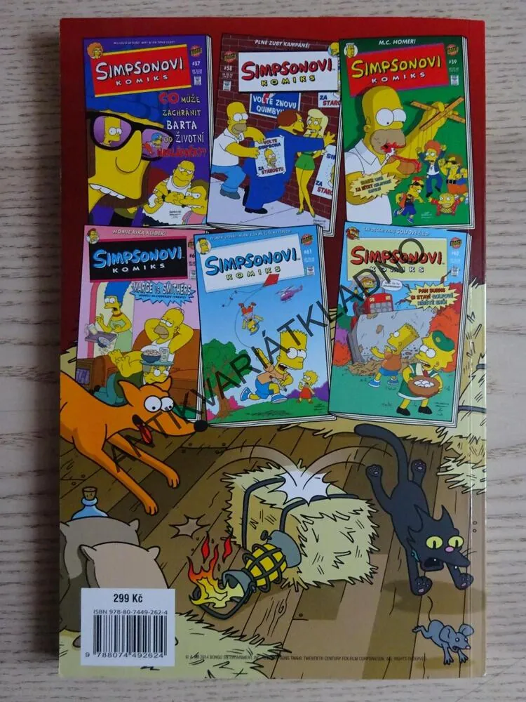 SIMPSONOVI, KOMIKSOVÁ DUPÁRNA, MATT GROENING, **an