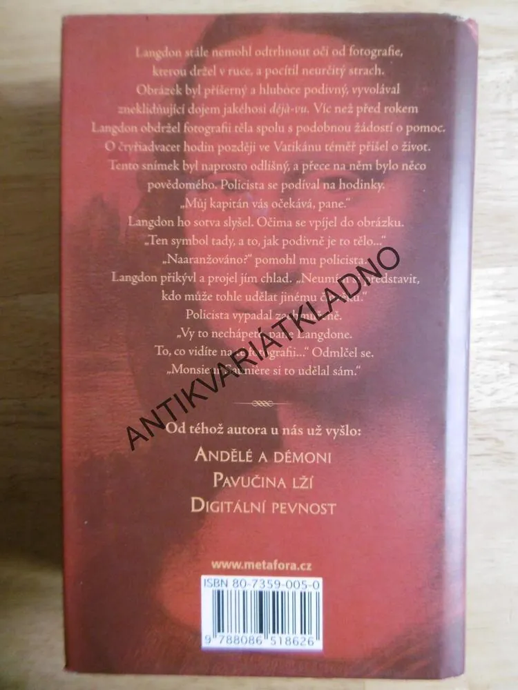 ŠIFRA MISTRA LEONARDA, DAN BROWN, **an
