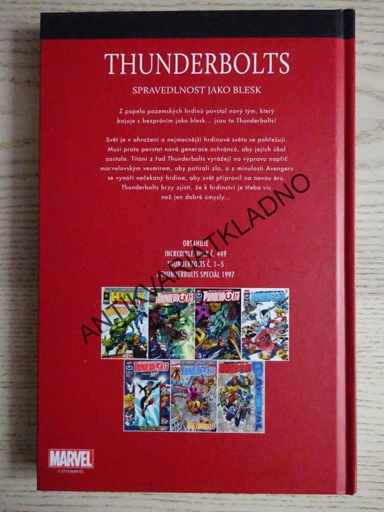 THUNDERBOLTS, KOMIKS MARVEL 82, **an