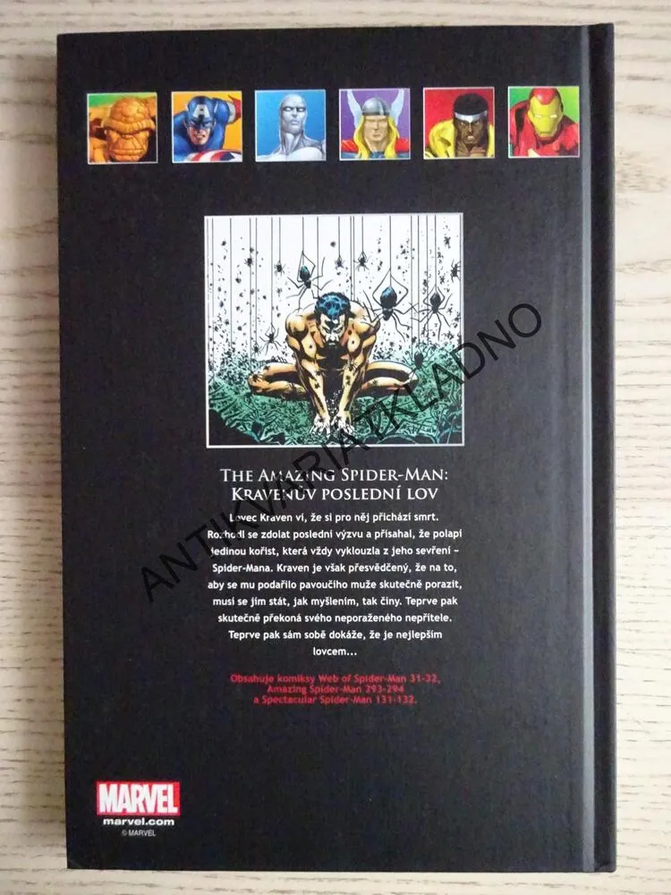 THE AMAZING SPIDER-MAN, SPIDERMAN, KRAVENŮV POSLEDNÍ LOV, KOMIKS MARVEL 8, **an