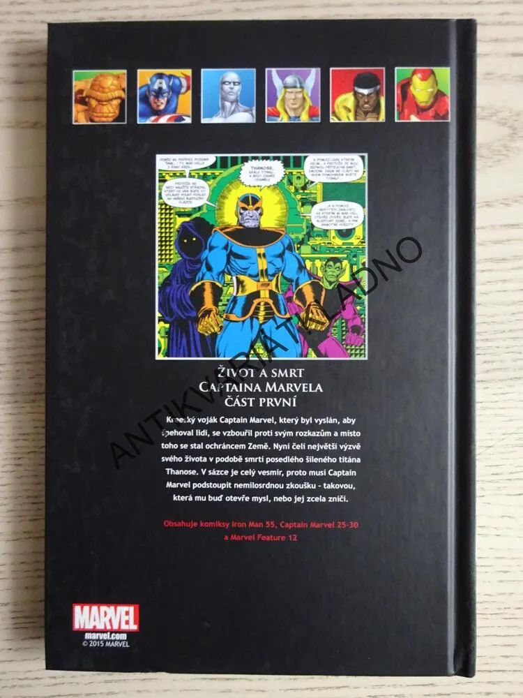 CAPTAIN MARVEL, KAPITÁN, ŽIVOT A SMRT CAPTAINA MARVELA - ČÁST PRVNÍ, KOMIKS MARVEL 108, **an
