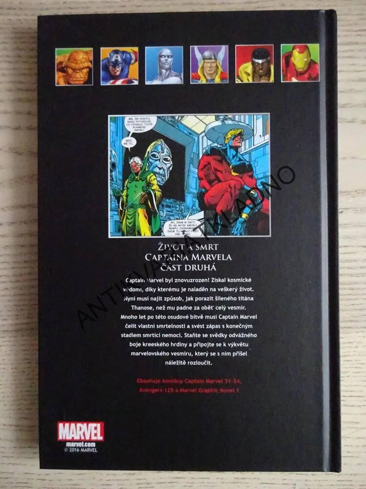 CAPTAIN MARVEL, KAPITÁN, ŽIVOT A SMRT CAPTAINA MARVELA - ČÁST DRUHÁ, KOMIKS MARVEL 109, **an