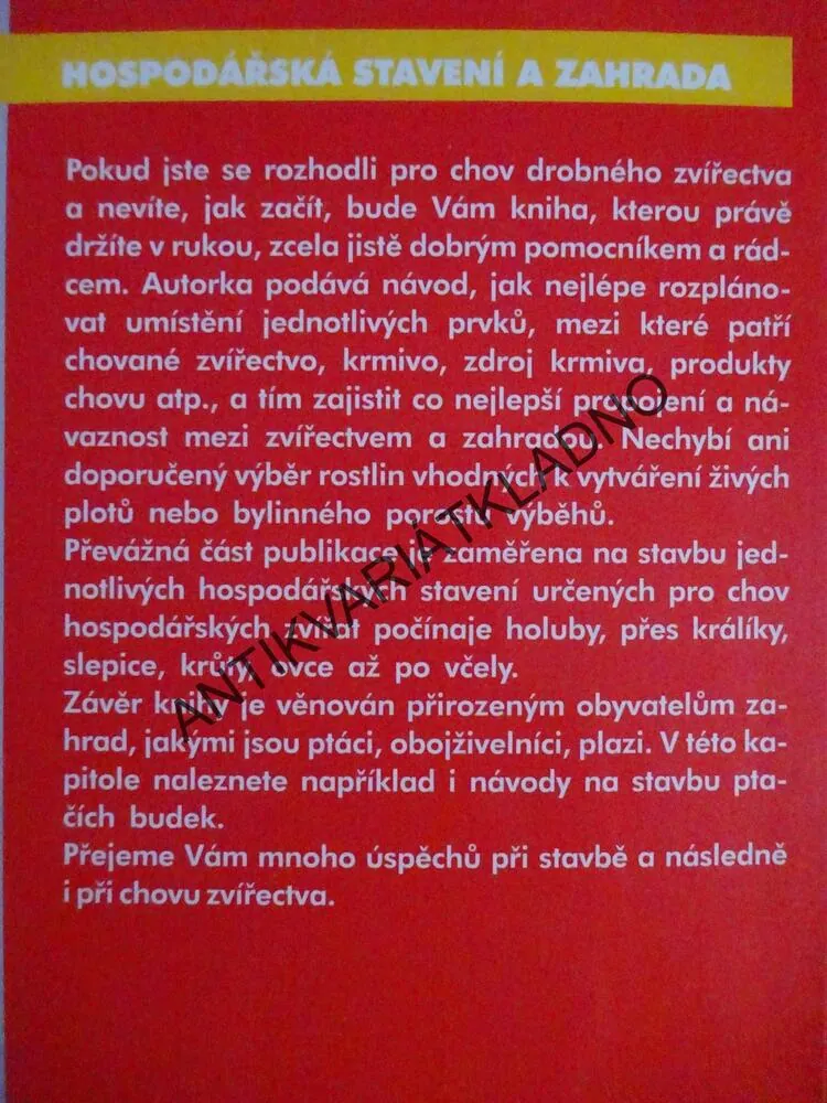 HOSPODÁŘSKÁ STAVENÍ A ZAHRADA, PROFI&HOBBY 76, JANA KOTOUČKOVÁ, **an