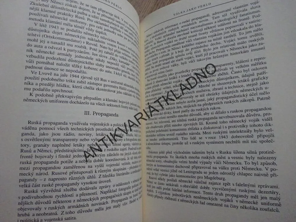 VÁLKA JAKO PEKLO, NĚMEČTÍ GENERÁLOVÉ VYPOVÍDAJÍ O VÝCHODNÍ FRONTĚ, ERHARD RAUSS, **an