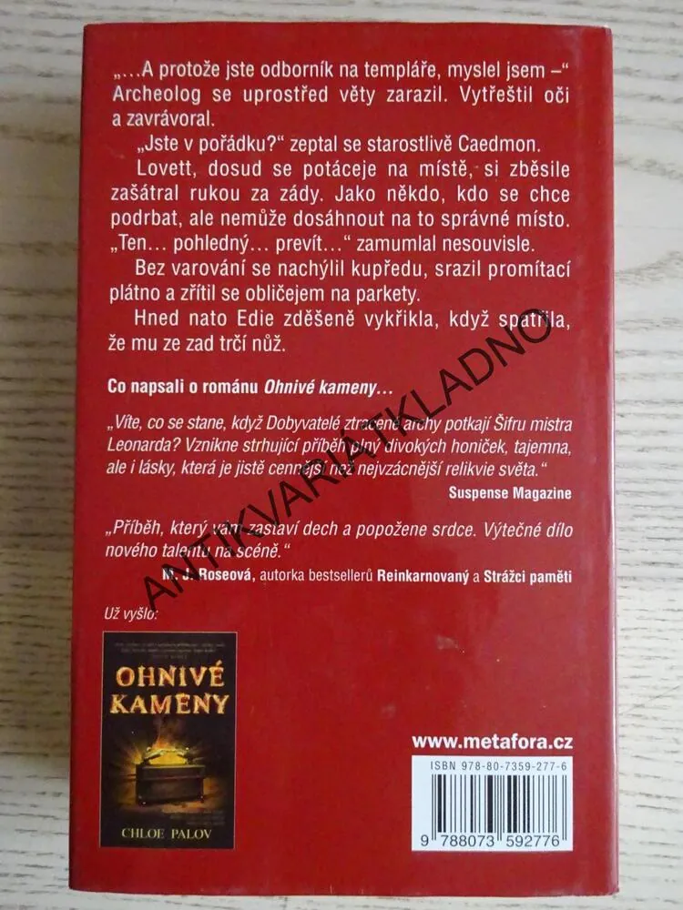 TEMPLÁŘSKÁ ŠIFRA, CHLOE PALOV, **an