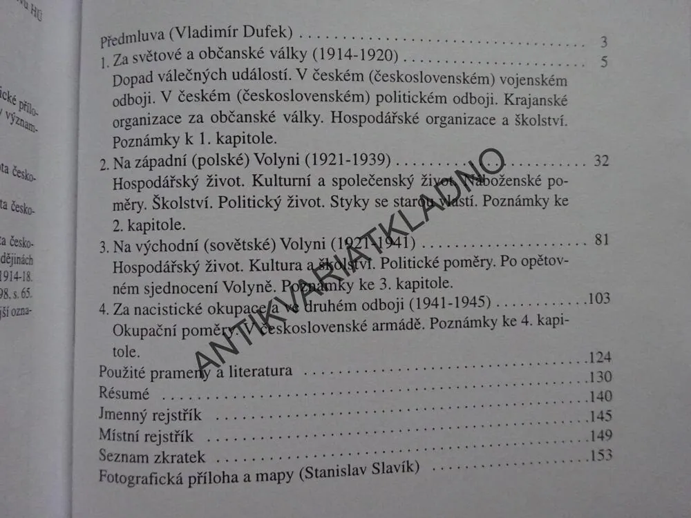 DĚJINY VOLYŇSKÝCH ČECHŮ II., JAROSLAV VACULÍK, **an