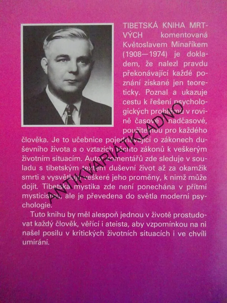 TAJEMSTVÍ TIBETU 2, TIBETSKÁ KNIHA MRTVÝCH, KVĚTOSLAV MINAŘÍK, **an