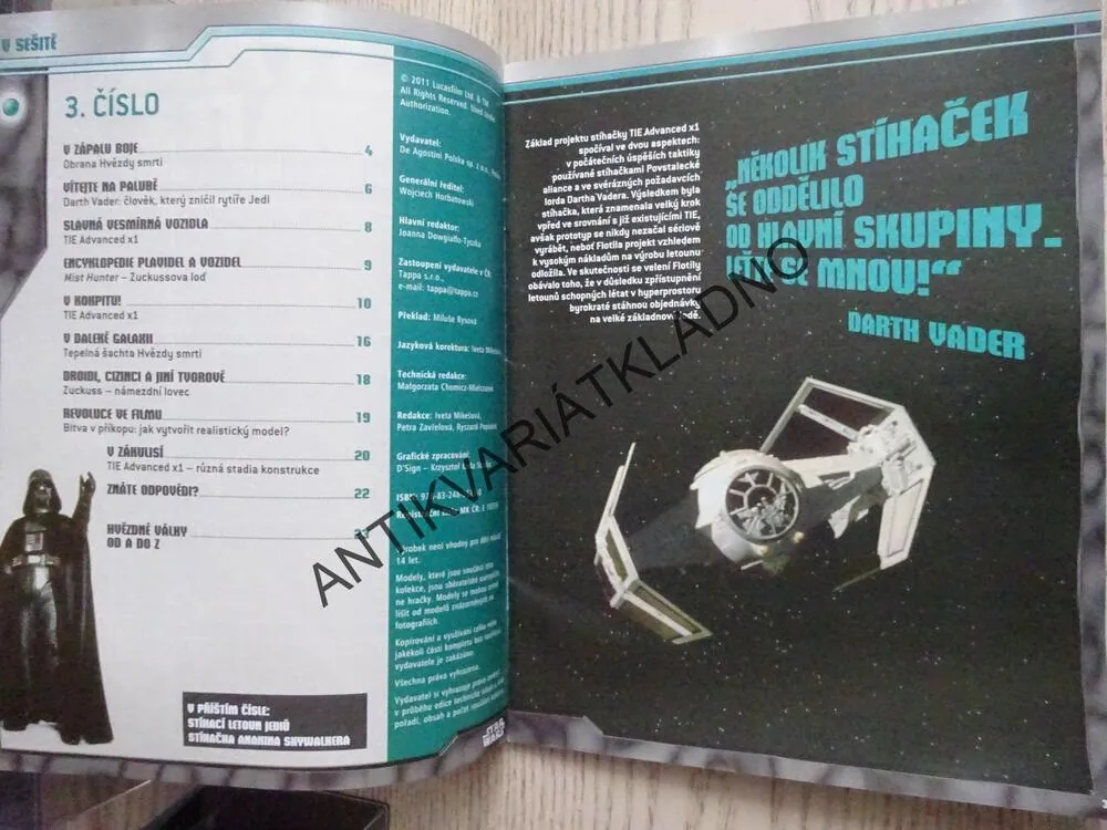 STAR WARS 3. - TIE ADVANCED X1