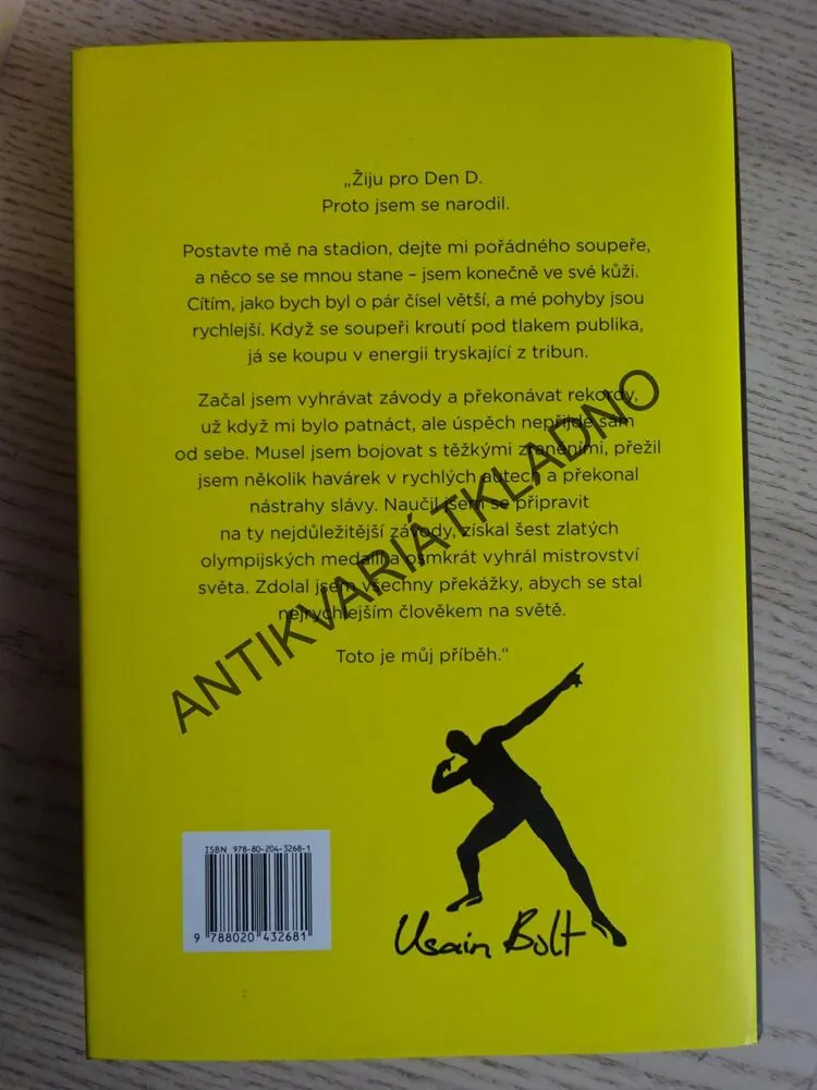 USAIN BOLT, RYCHLEJŠÍ NEŽ BLESK, MŮJ ŽIVOTOPIS, **an