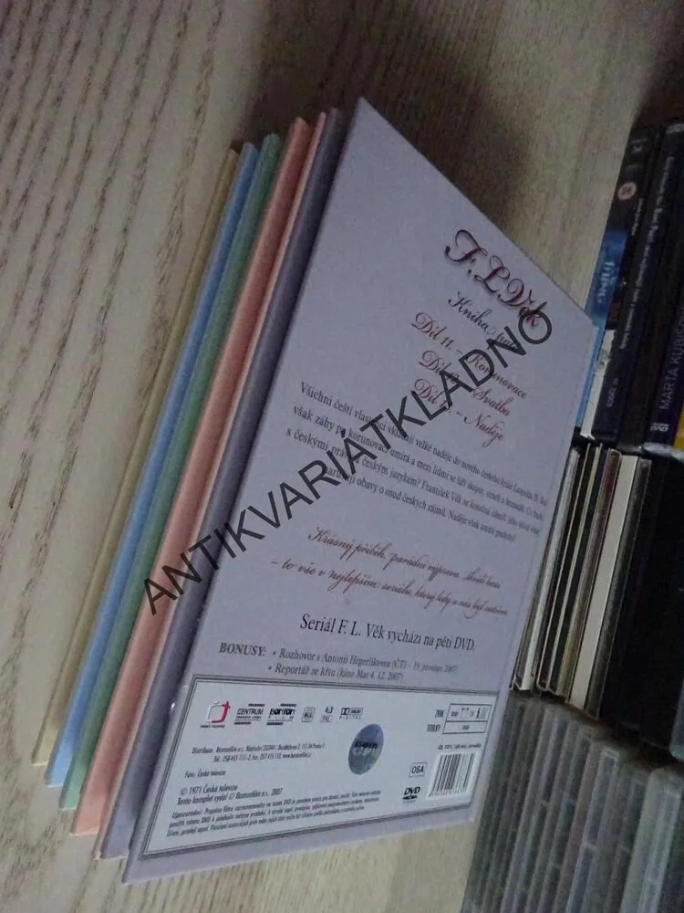 F. L. VĚK, 5X DVD FILM S KNIHOU