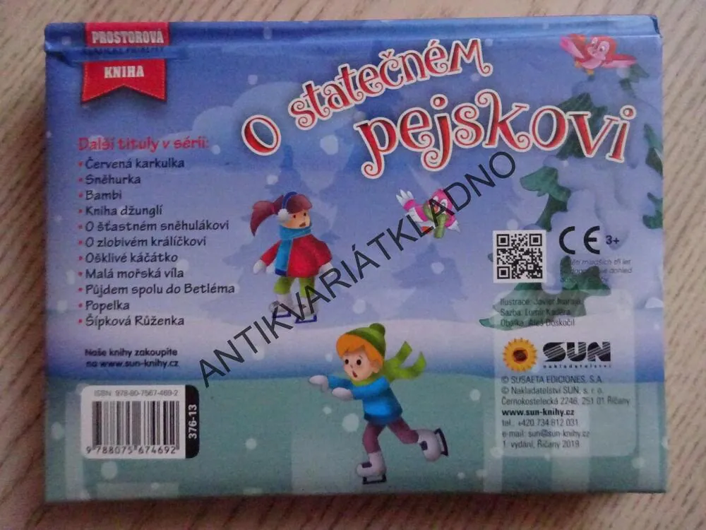 O STATEČNÉM PEJSKOVI, PROSTOROVÁ KNIHA, **an