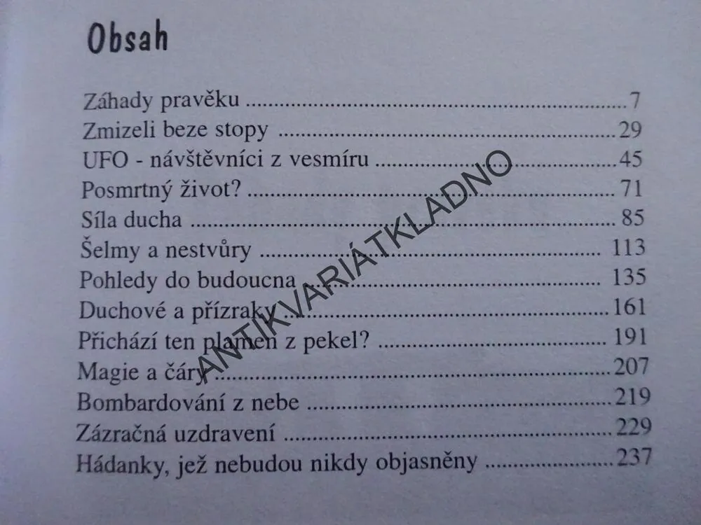 1000 ZÁHADNÝCH JEVŮ, KAI HÖVELMANN, **an