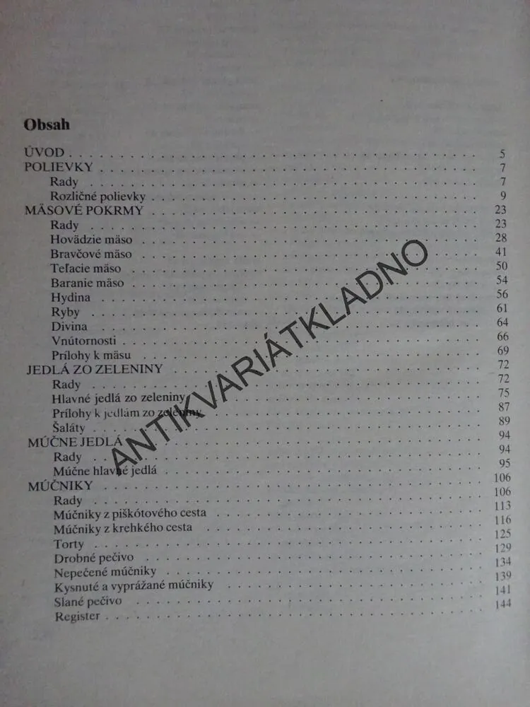 RECEPTY STAREJ MAMY, MARTIŠOVÁ, MARTIŠ, **an
