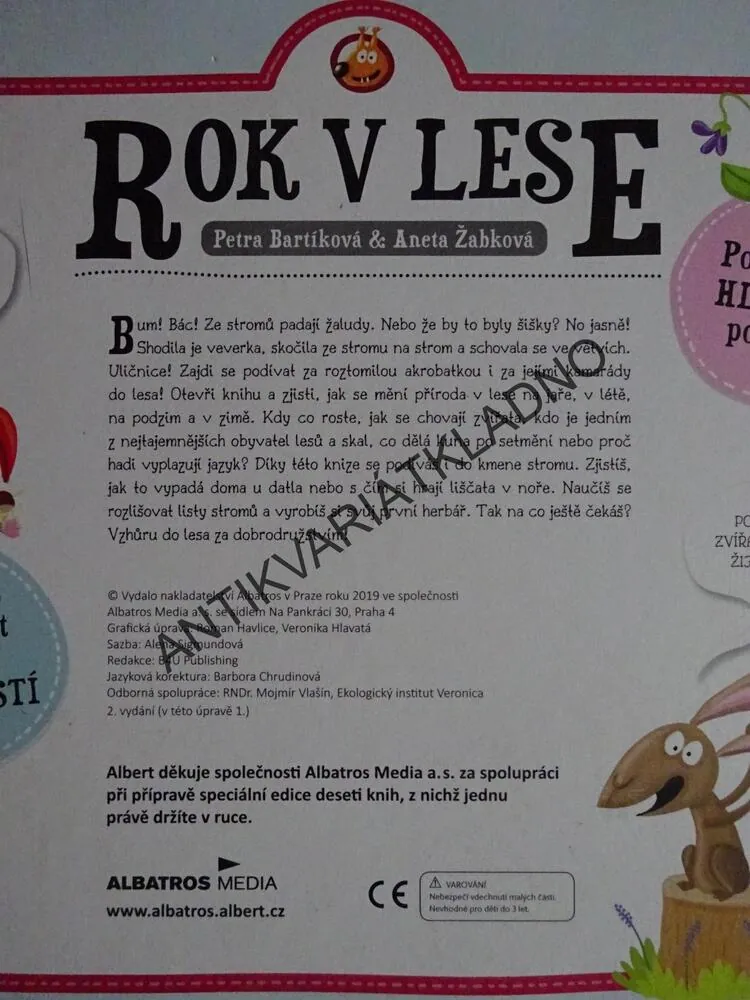 ROK V LESE, PETRA BARTÍKOVÁ, ANETA ŽABKOVÁ, **an