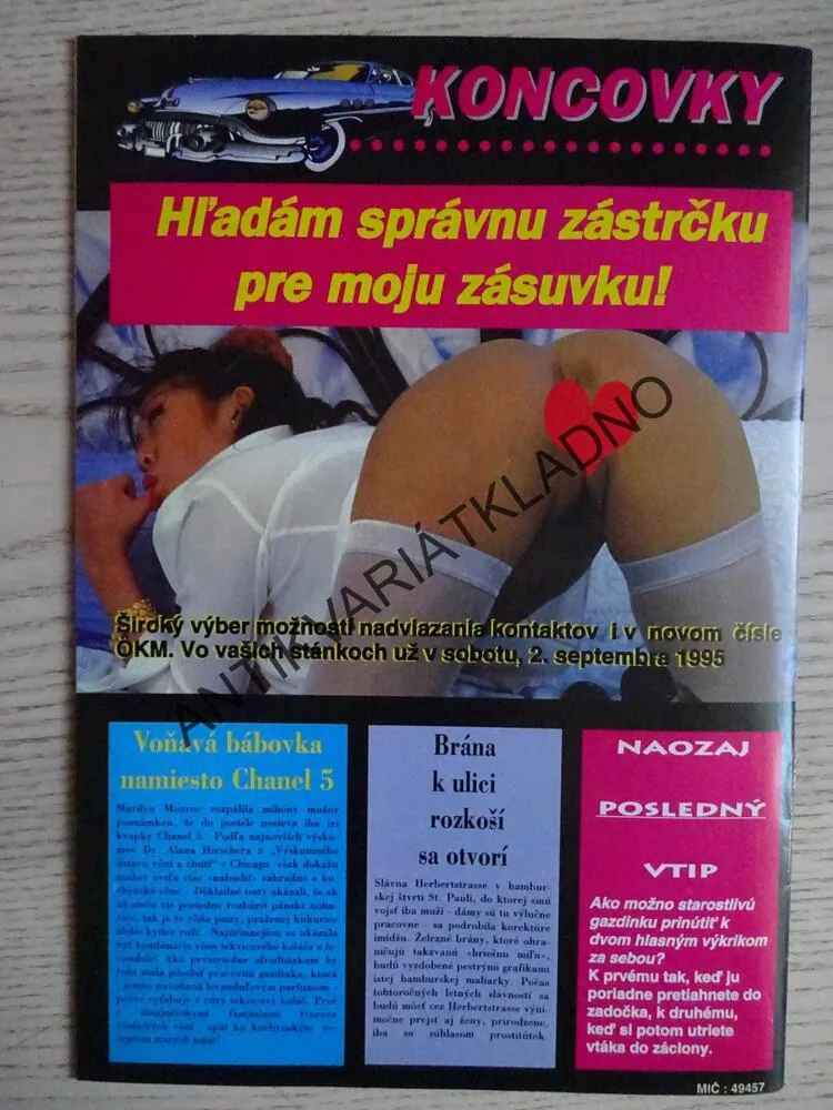 ÖKM, EROS-KONTAKT MAGAZÍN, 8/95