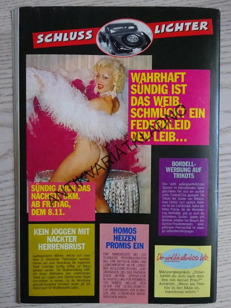 ÖKM, EROS-KONTAKT MAGAZÍN, 10/91, německy