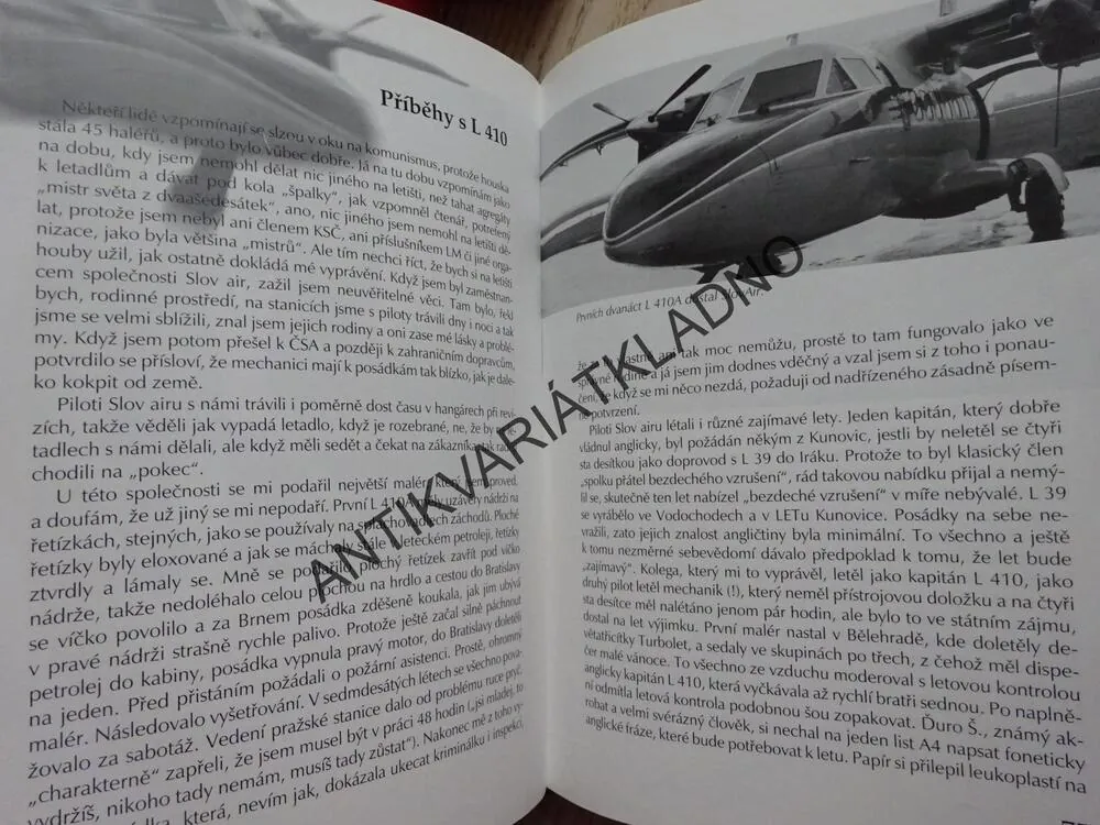 DROGA ZVANÁ LETADLA, JAN ČECH, **an