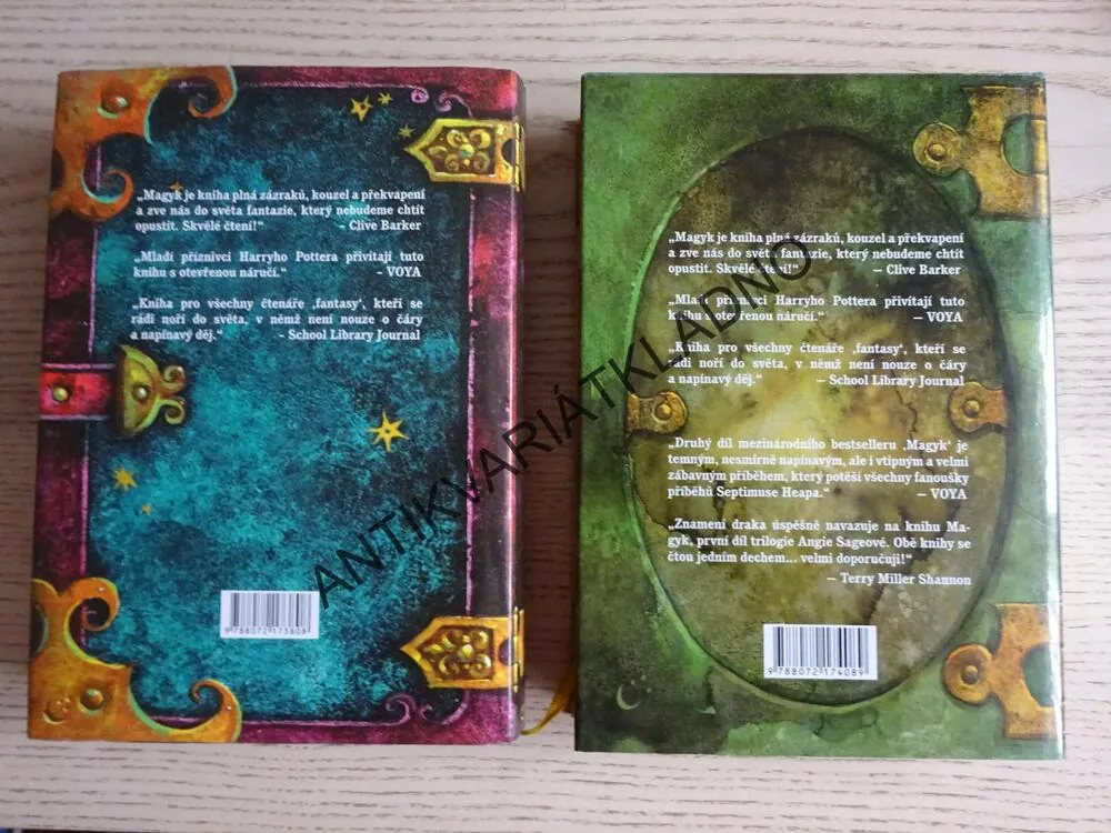 PŘÍBĚHY SEPTIMUSE HEAPA 1-2, MAGYK, ZNAMENÍ DRAKA, ANGIE SAGEOVÁ, **an