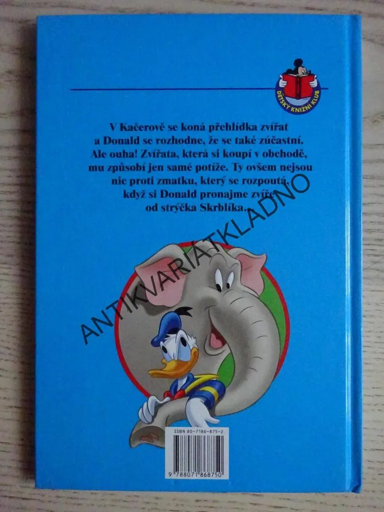 DONALD A PŘEHLÍDKA ZVÍŘAT, WALT DISNEY, **an