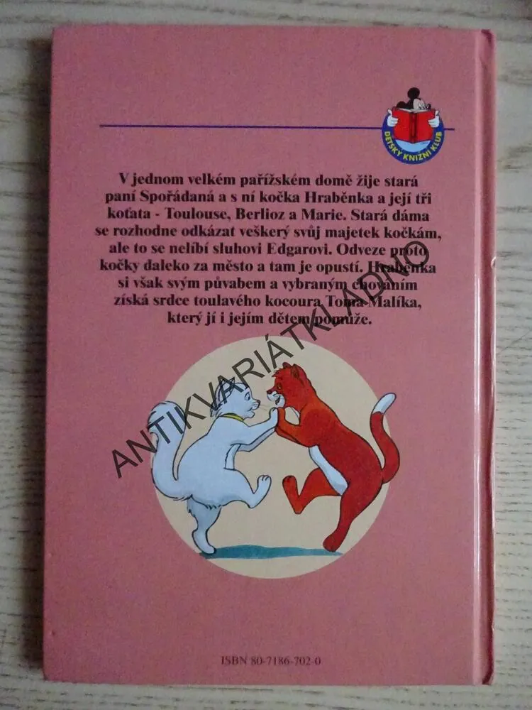 ARISTOKOČKY, WALT DISNEY, **an