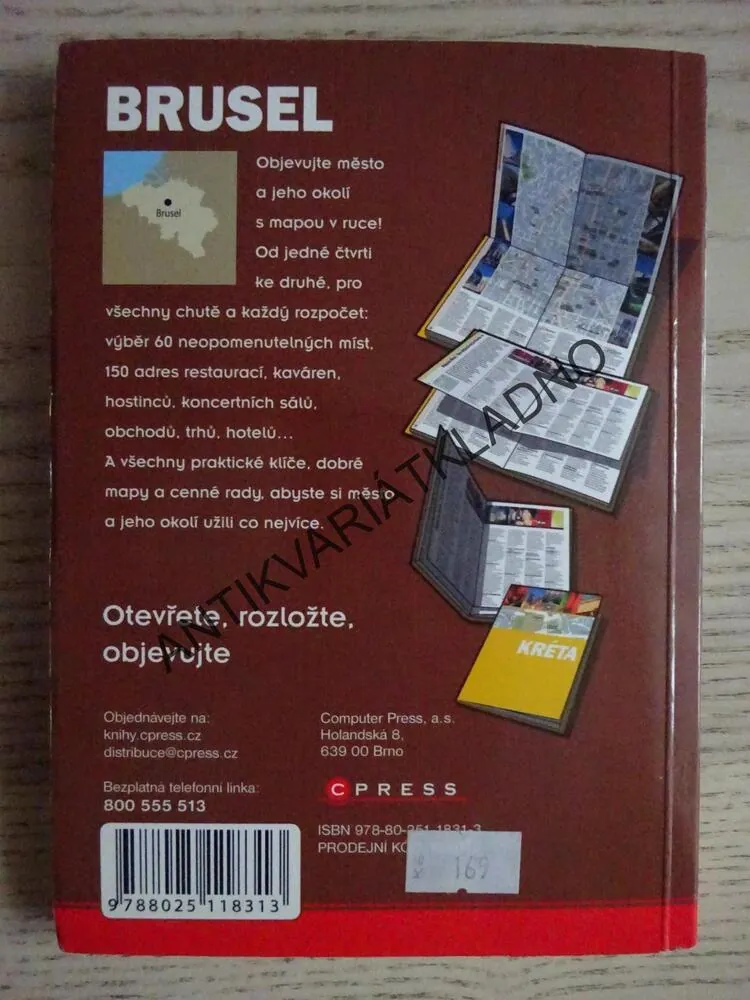 BRUSEL, PRŮVODCE S MAPOU, **an