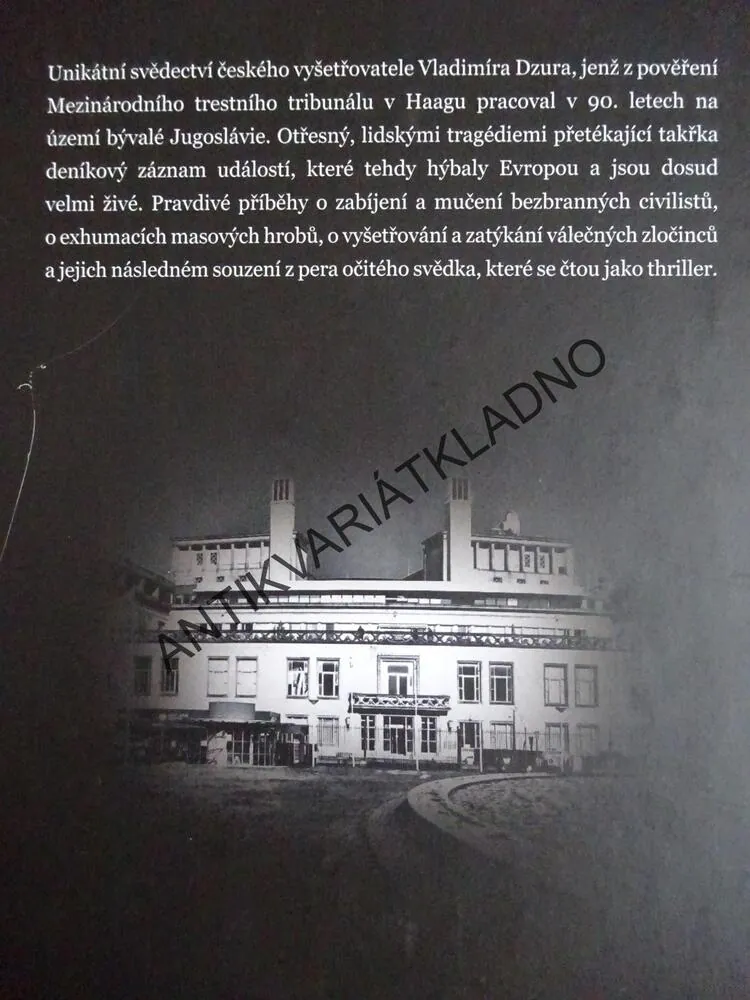 VYŠETŘOVATEL, VLADIMÍR DZURO, **an