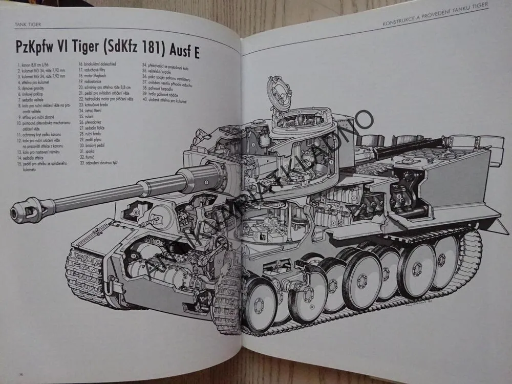 TANK TIGER, ROGER FORD, VÁLEČNÉ ZBRANĚ. **an