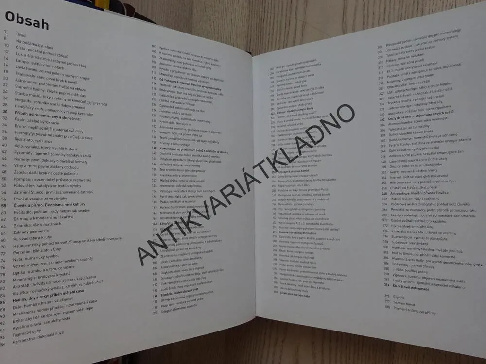 ENCYKLOPEDIE VĚDĚNÍ LIDSTVA, PŘEVRATNÉ OBJEVY A VYNÁLEZY, **an