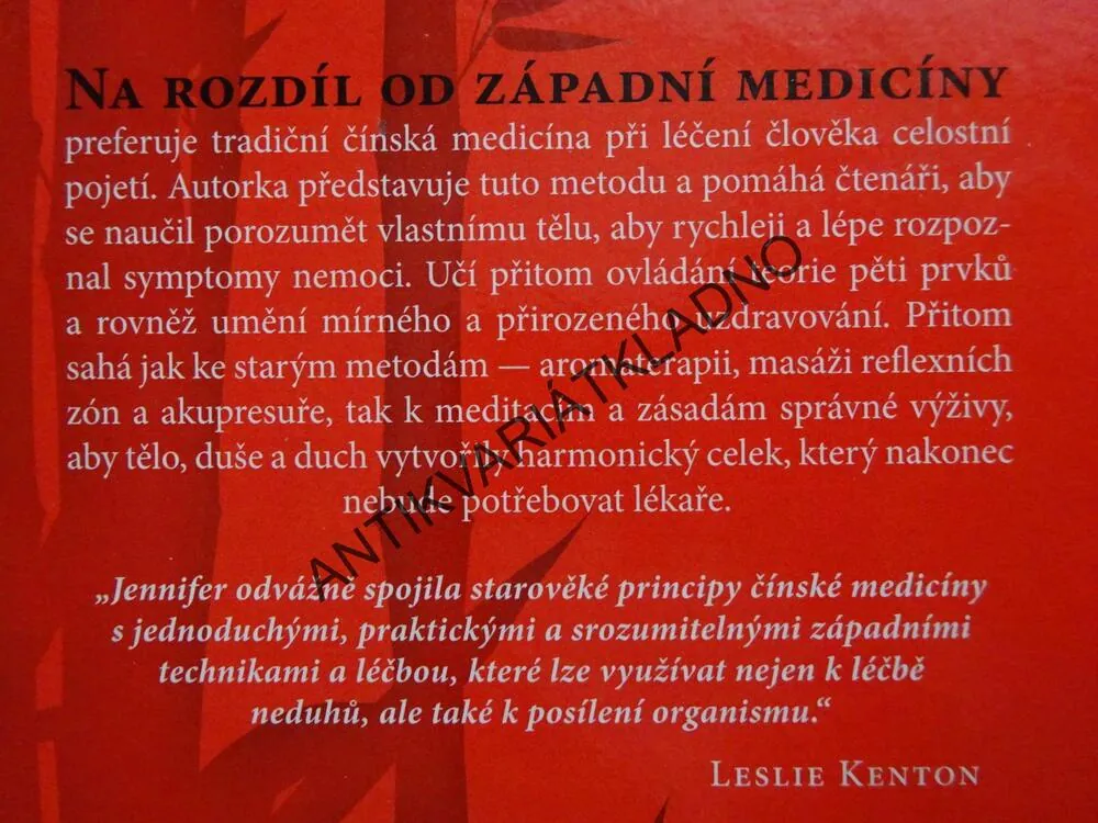 TAJEMSTVÍ ČÍNSKÉHO LÉČITELSTVÍ, JENNIFER HARPER, **an