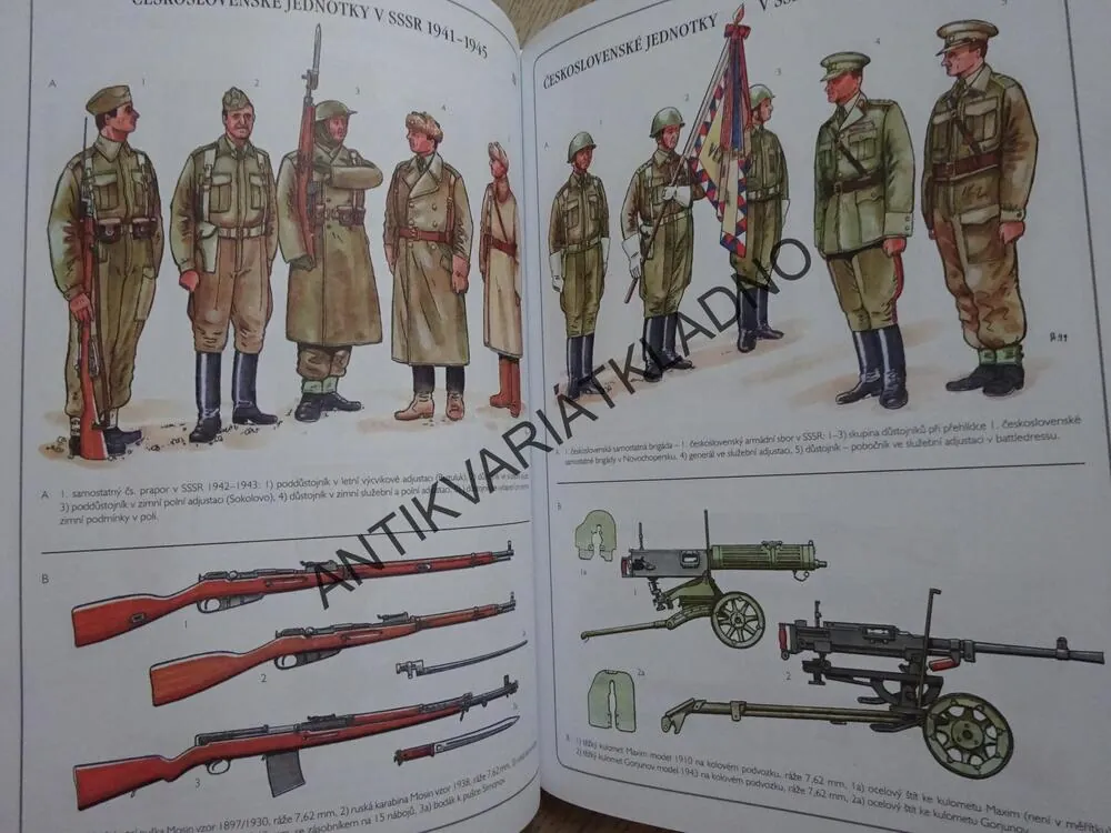 ČESKOSLOVENSKÁ ARMÁDA V ZAHRANIČÍ 1939-1945, VLÁDNÍ VOJSKO PROTEKTORÁTU ČECHY A MORAVA 1939-1945, SLOVENSKÁ ARMÁDA 1939-1945, ČESKOSLOVENSKÁ ARMÁDA 1945-1992, JAN VOGELTANZ, MIROSLAV HUS, MILAN POLÁK, **an