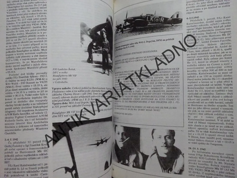 KOČIČÍ OČI, ČS. NOČNÍ STÍHAČI V RAF 1940-1945, RAJLICH, **an