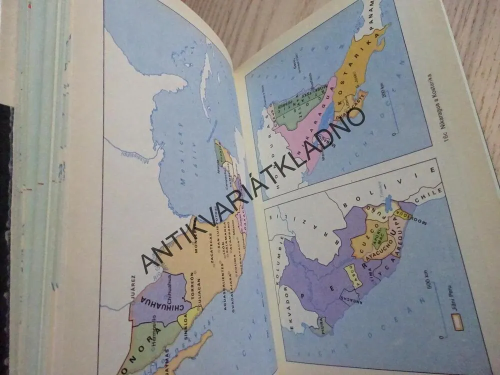 FILATELISTICKÝ ATLAS ZNÁMKOVÝCH ZEMÍ, LUDVÍK MUCHA, BOHUSLAV HLINKA, **an