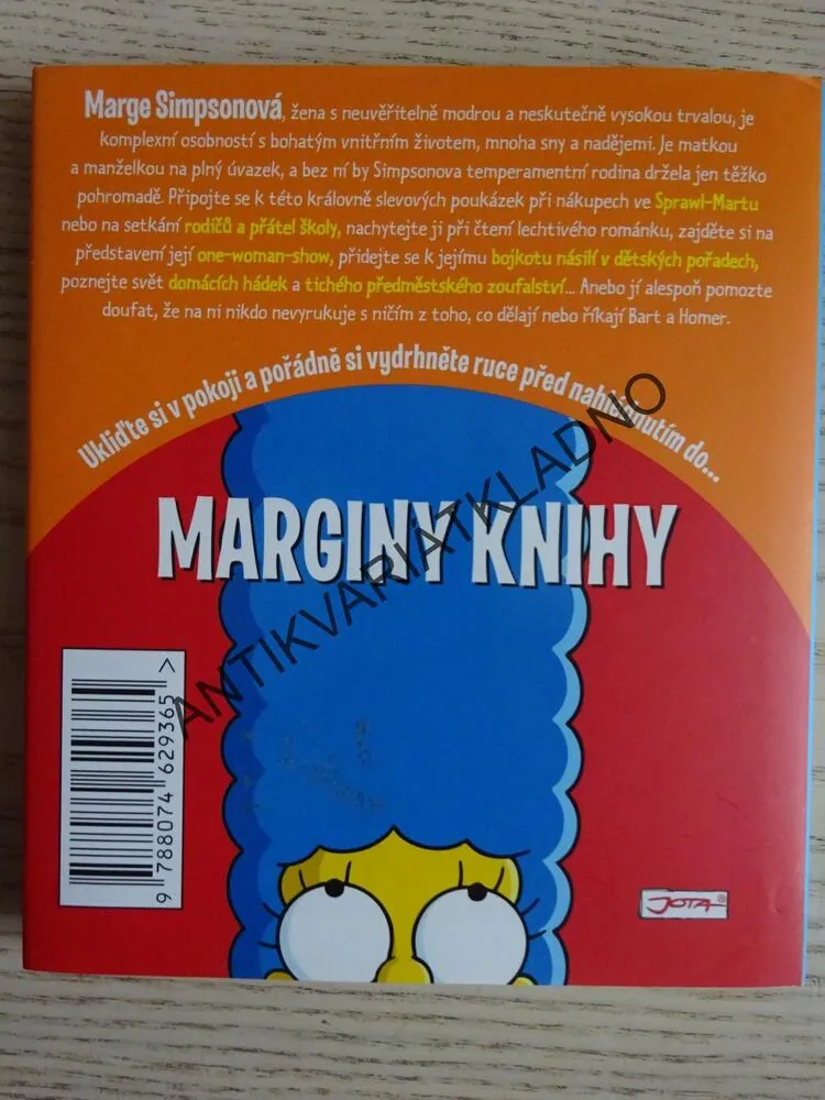 MARGINA KNIHA, SIMPSONOVA KNIHOVNA MOUDROSTI, SIMPSONOVI, **an