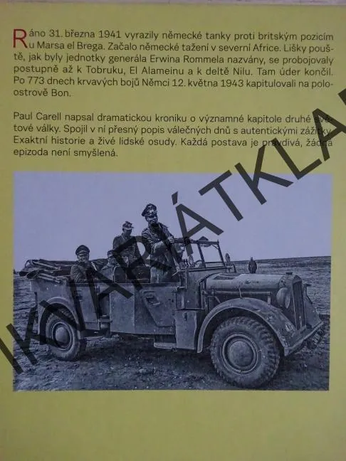 LIŠKY POUŠTĚ, PAUL CARELL, **an