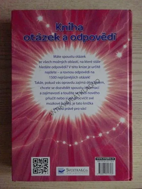 KNIHA OTÁZEK A ODPOVĚDÍ, VÍCE NEŽ 1500 OTÁZEK NA PROCVIČOVÁNÍ MOZKOVÝCH ZÁVITŮ, **an