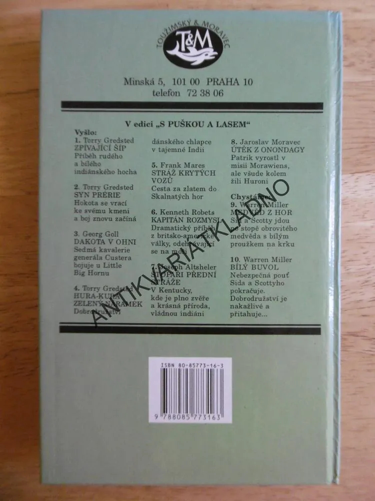 S PUŠKOU A LASEM- ÚTĚK Z ONONDASGY, MORAVEC, SOVÁK