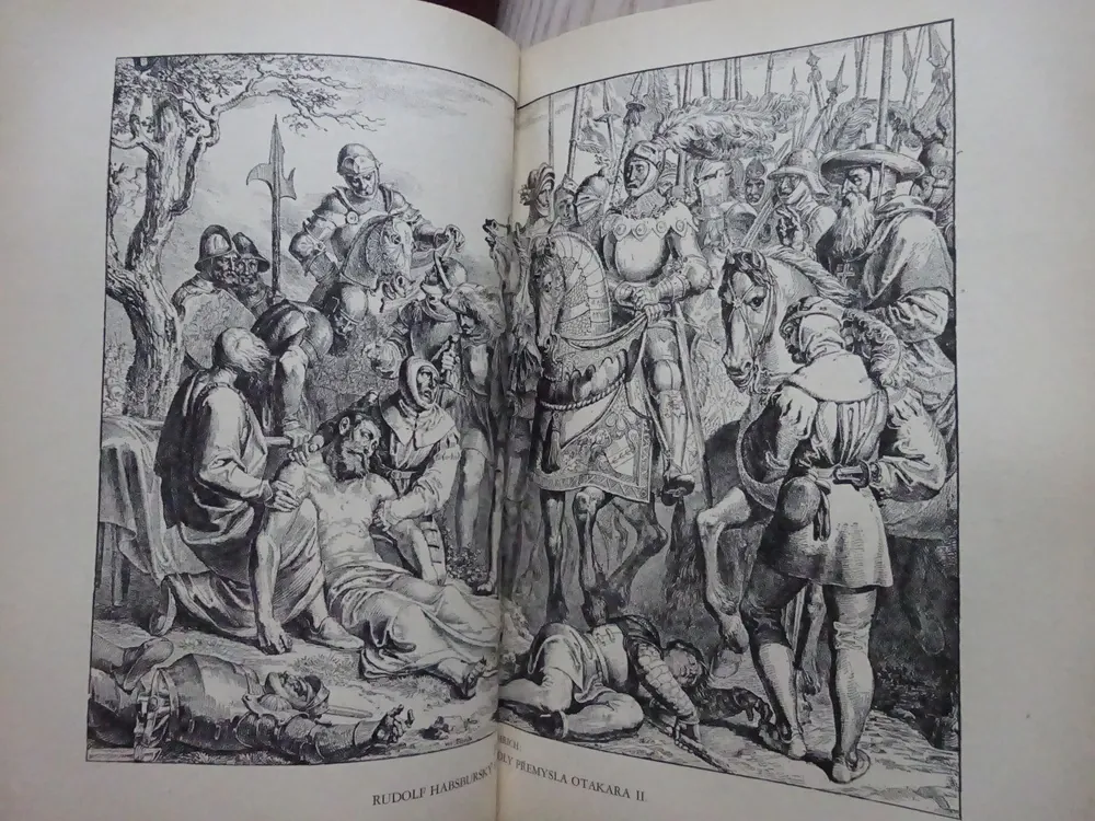 OBRÁZKOVÉ DĚJINY NÁRODA ČESKOSLOVENSKÉHO, REZEK, DOLENSKÝ, KOSINA, 1932, **an