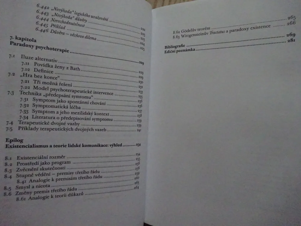 PRAGMATIKA LIDSKÉ KOMUNIKACE, WATZLAWICK, BAVELASOVÁ, JACKSON